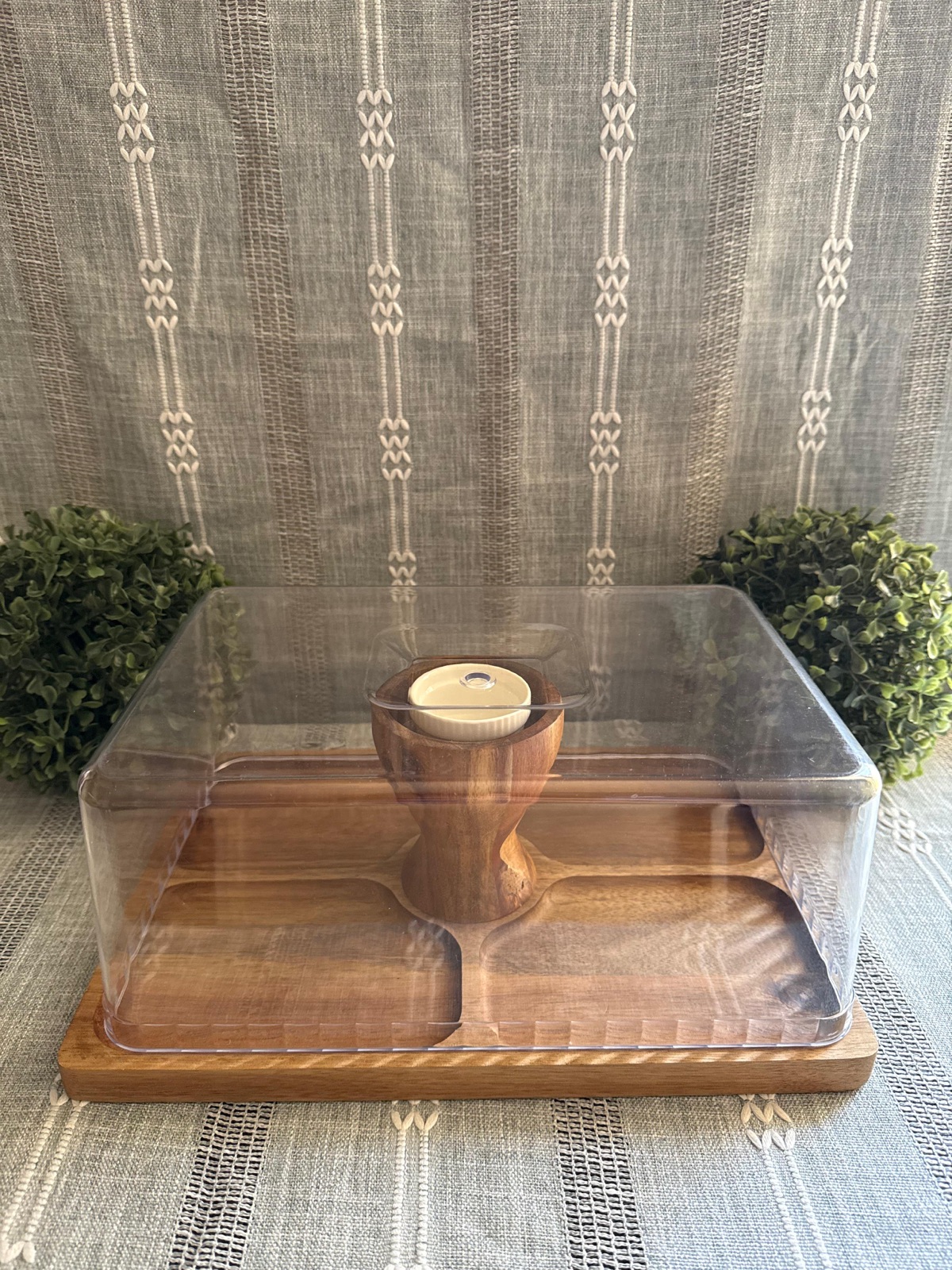 Bandeja de Madera Rectangular
