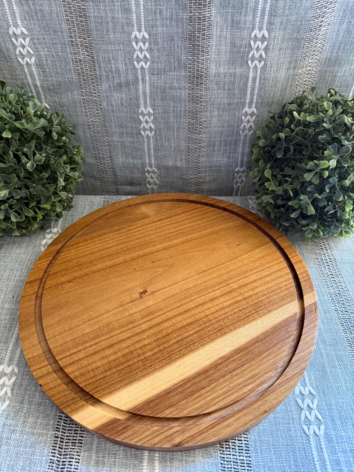 Bandeja Giratoria con Divisor de Madera
