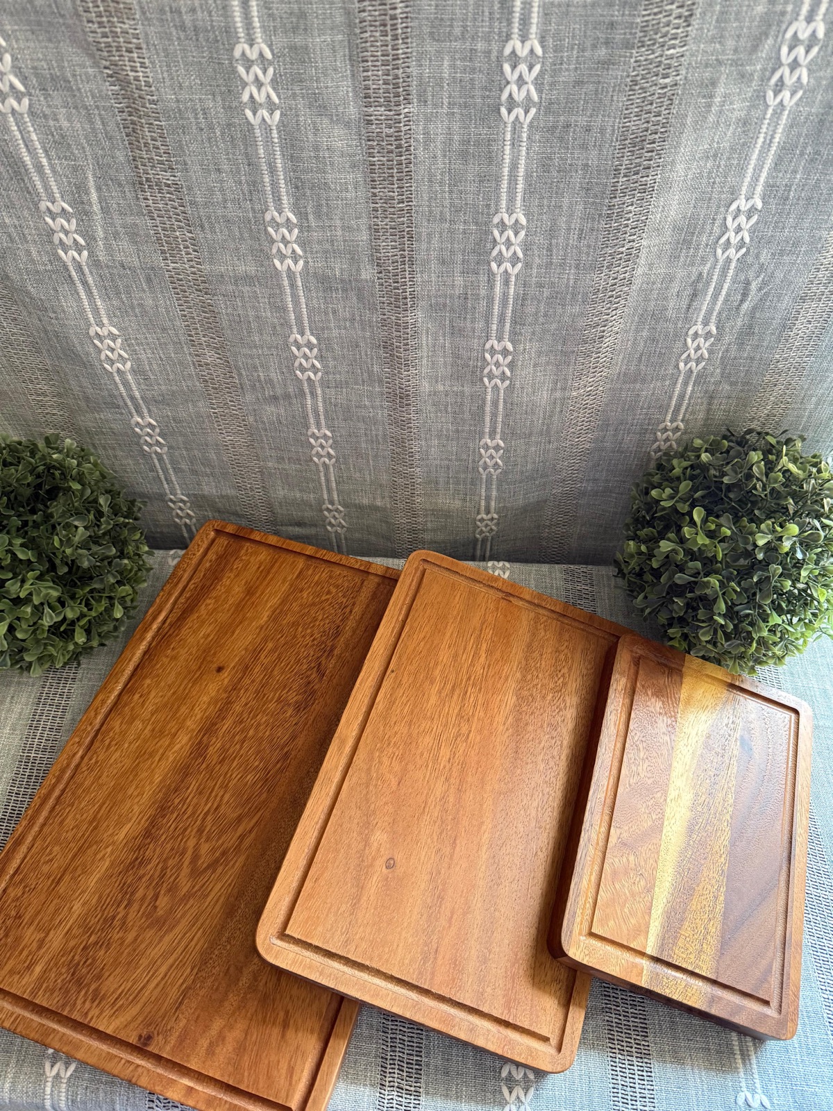 Set de 3 Tablas de Madera Rectangulares