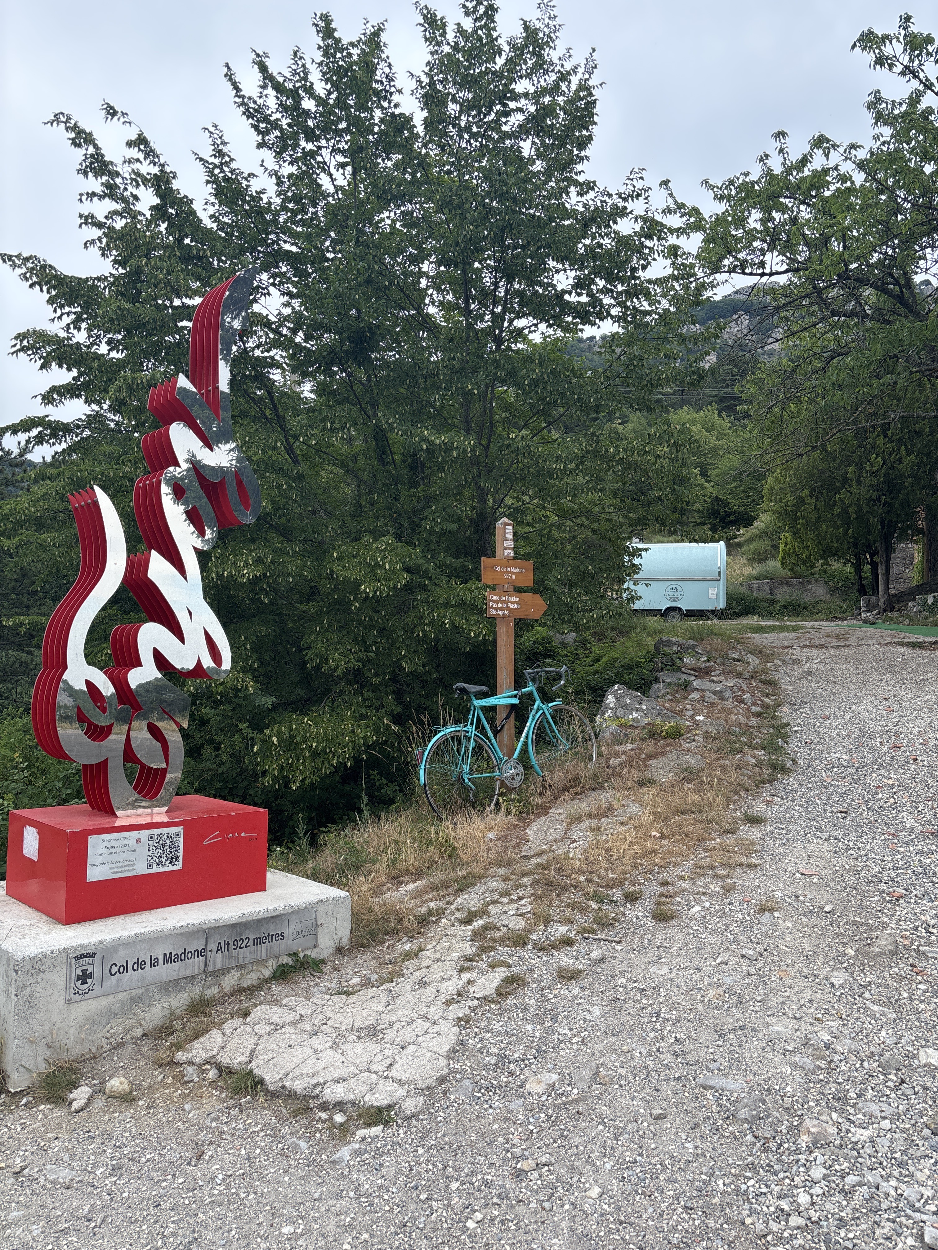Col de la Madone, taken during a climb