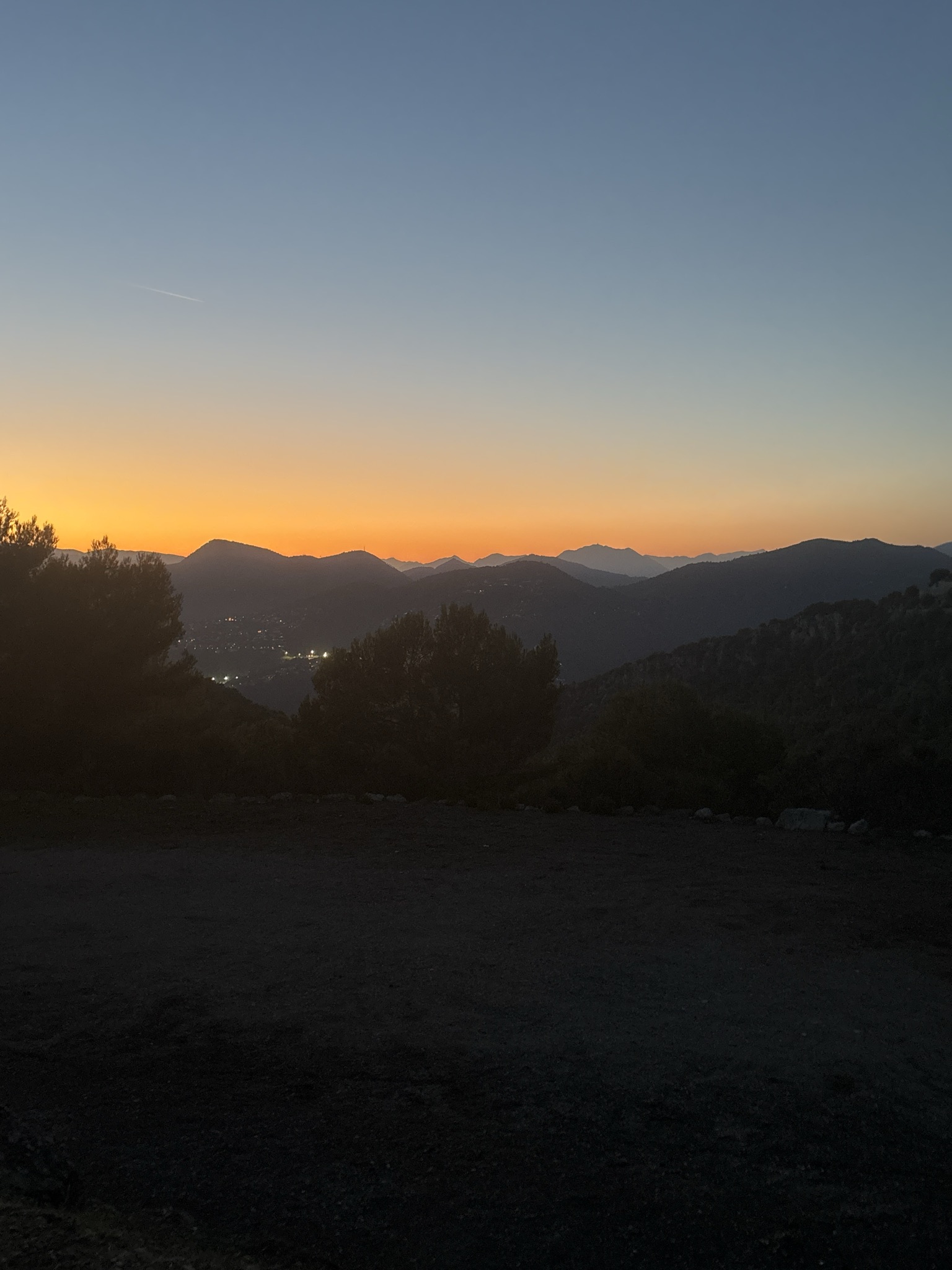 Col d'Èze, photo prise pendant une ascension