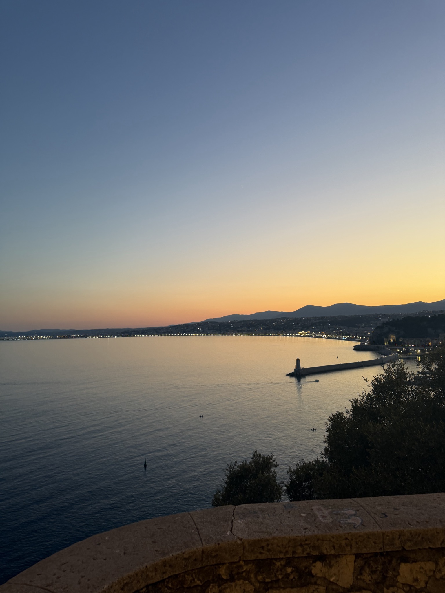 Photo prise sur Nice - Villefranche basse corniche