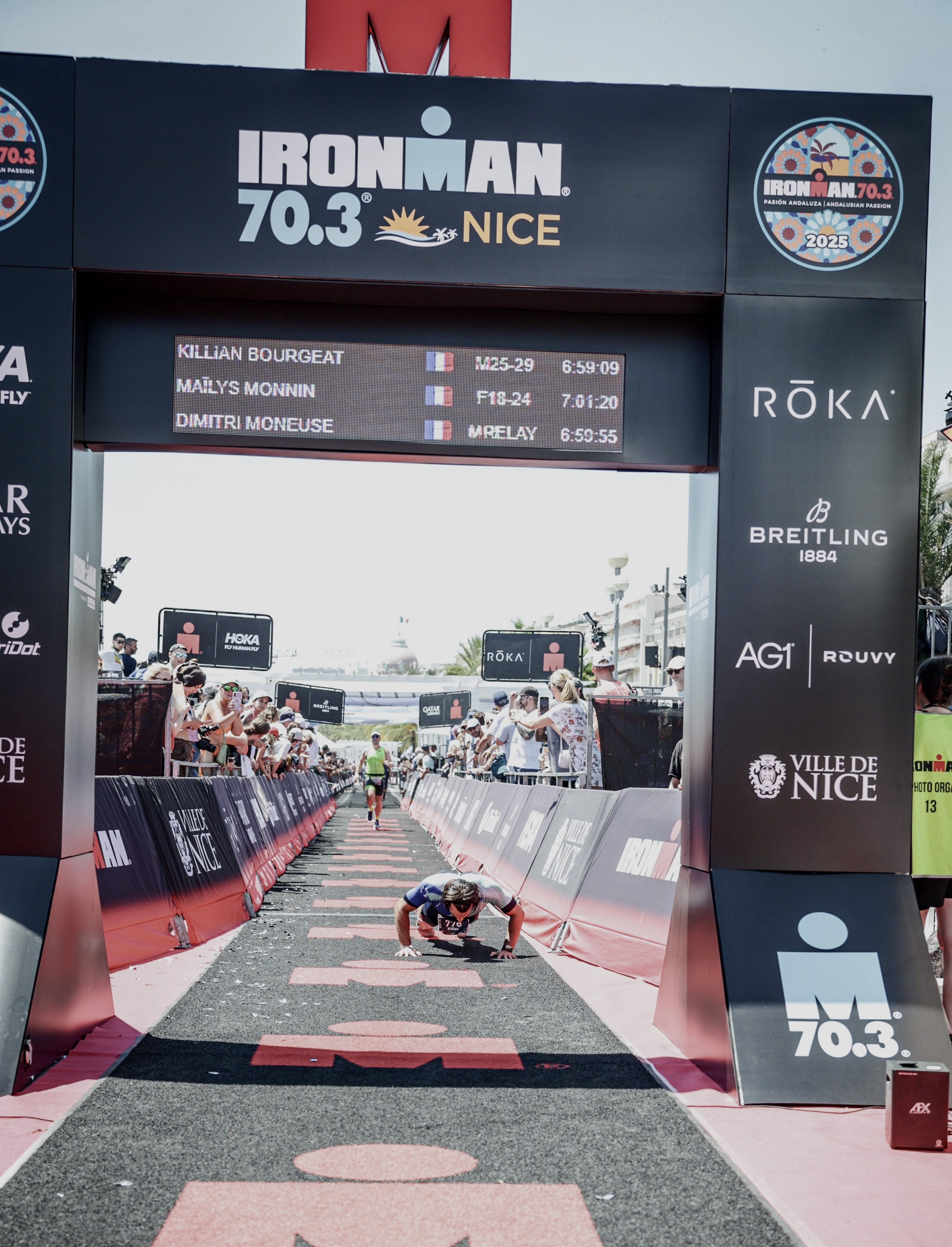 Photo prise sur Iron Man 70.3 Nice 2025