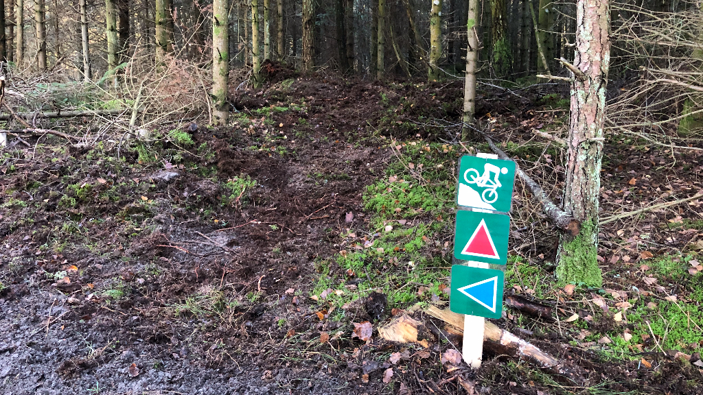 Tversted Rødt spor