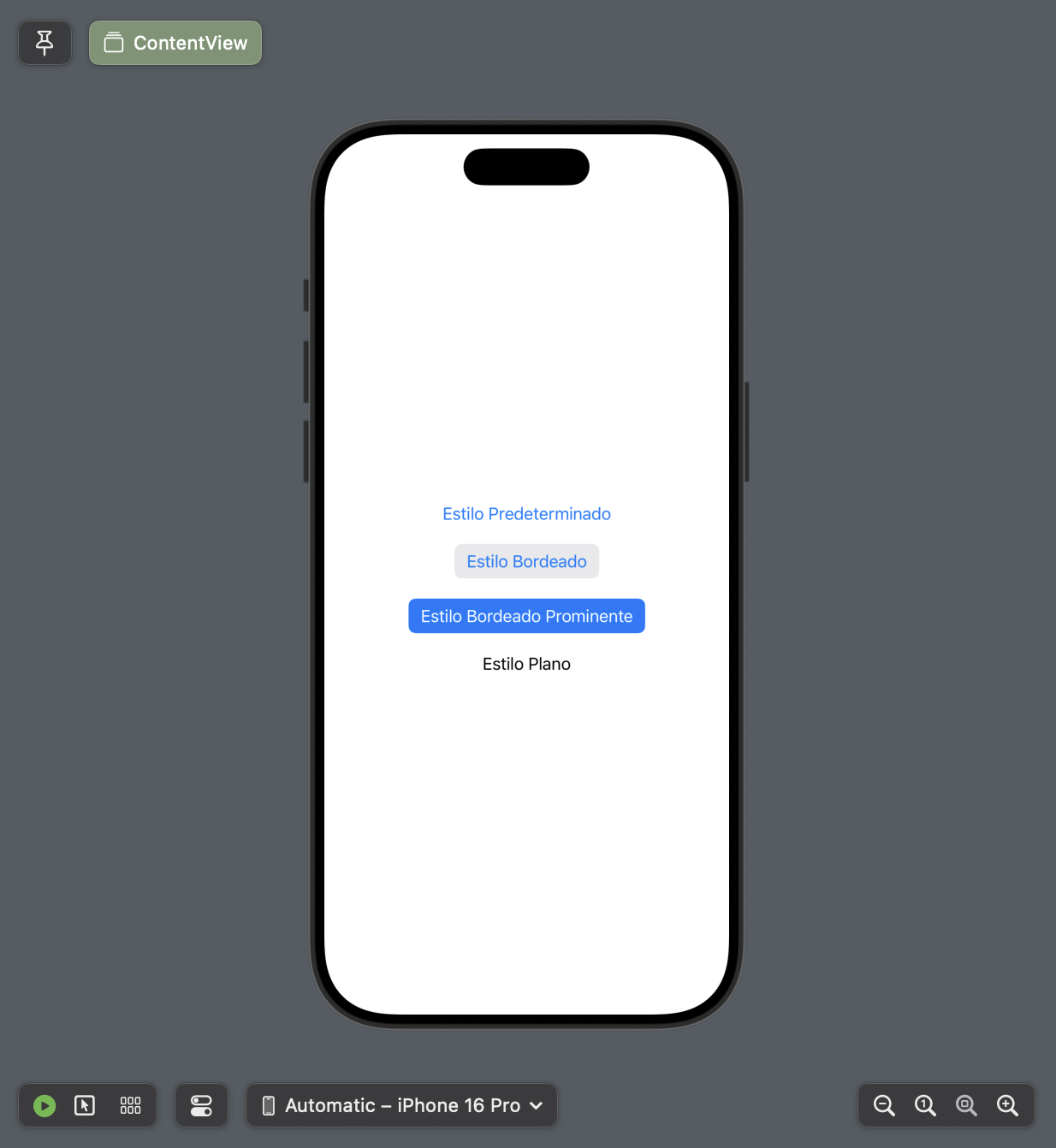 Estilos predefinidos