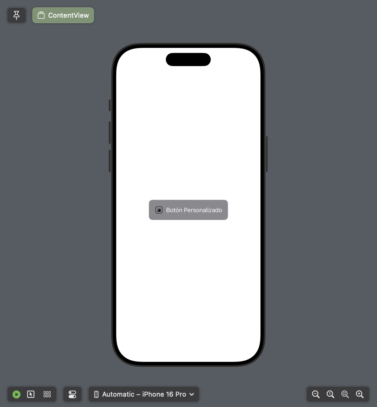 Botón con imagen personalizada y texto