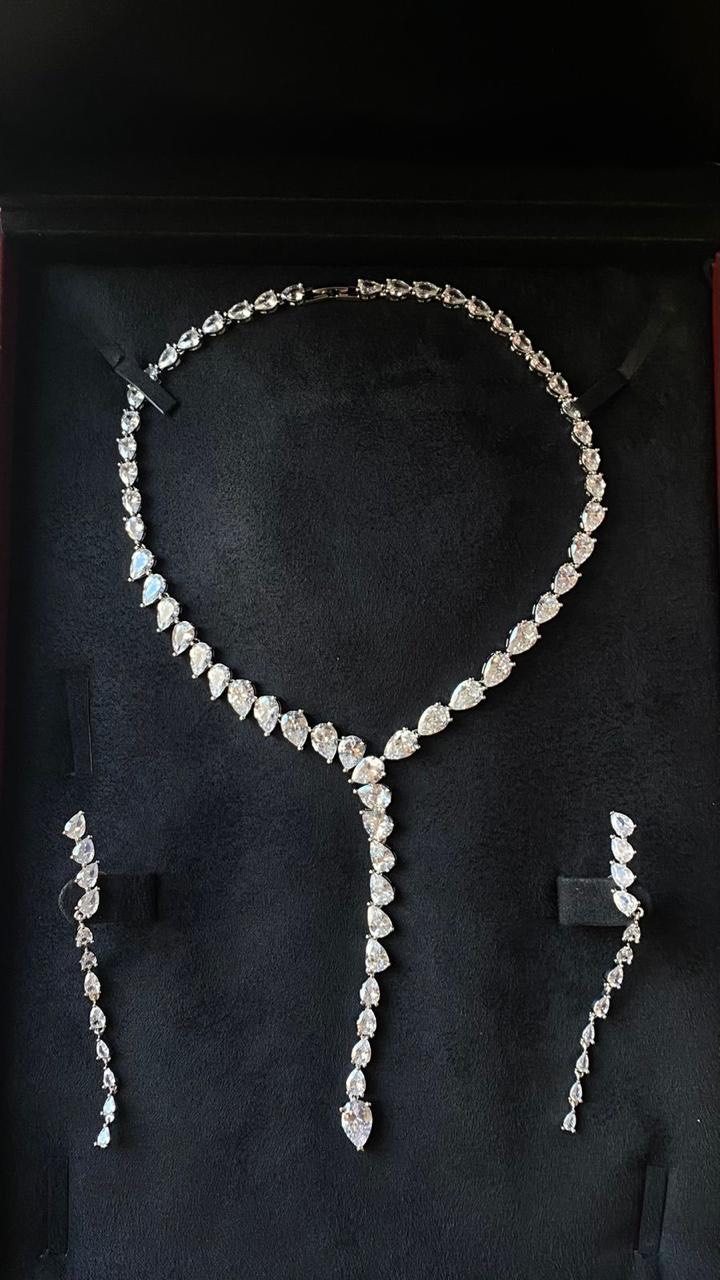 طقم زركون 14