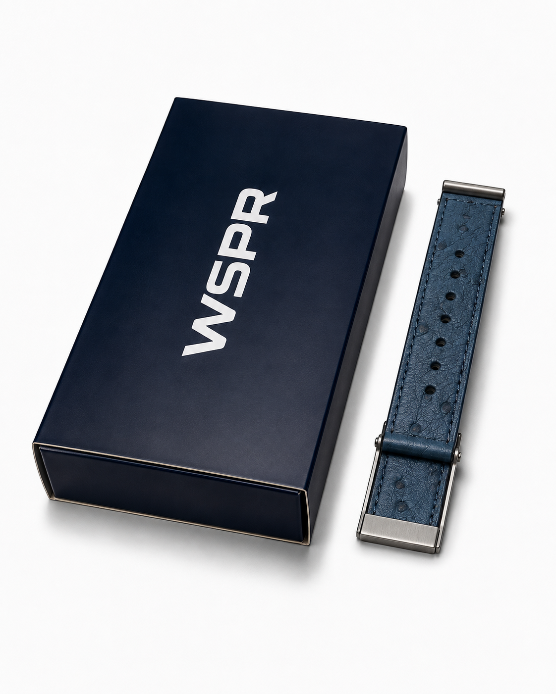 Navy Blue Ostrich