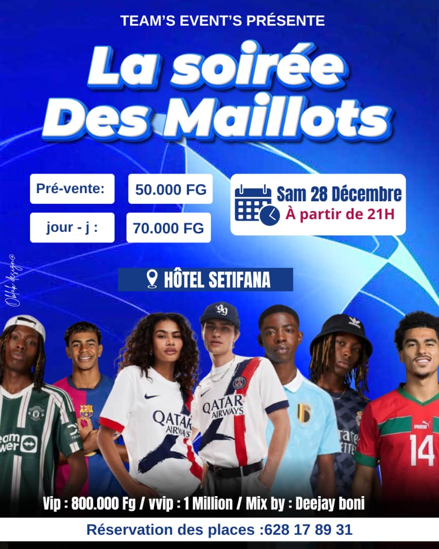 La soirée des Maillots