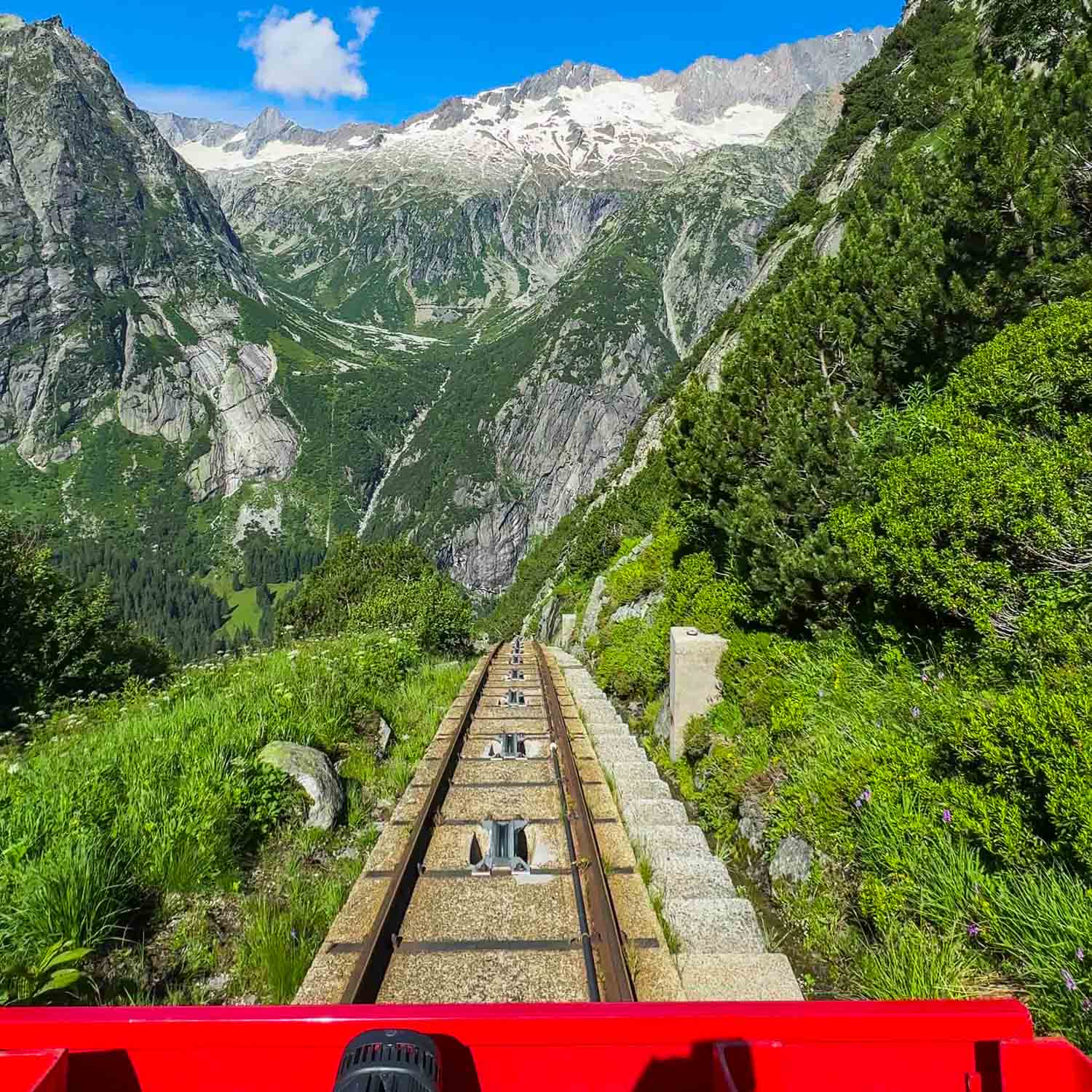 Ride View Alps Gelmer Funicular
