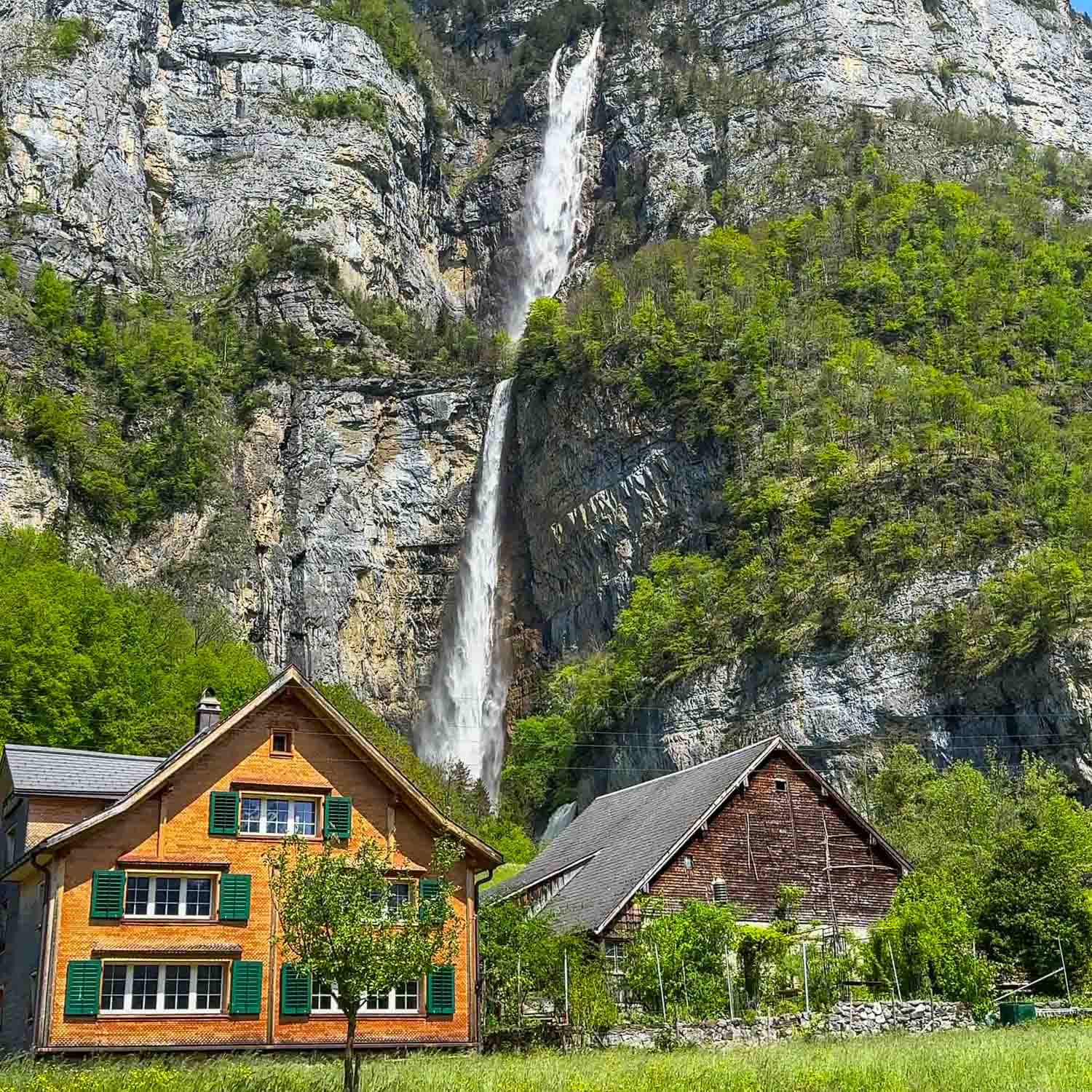 House at the Waterfall