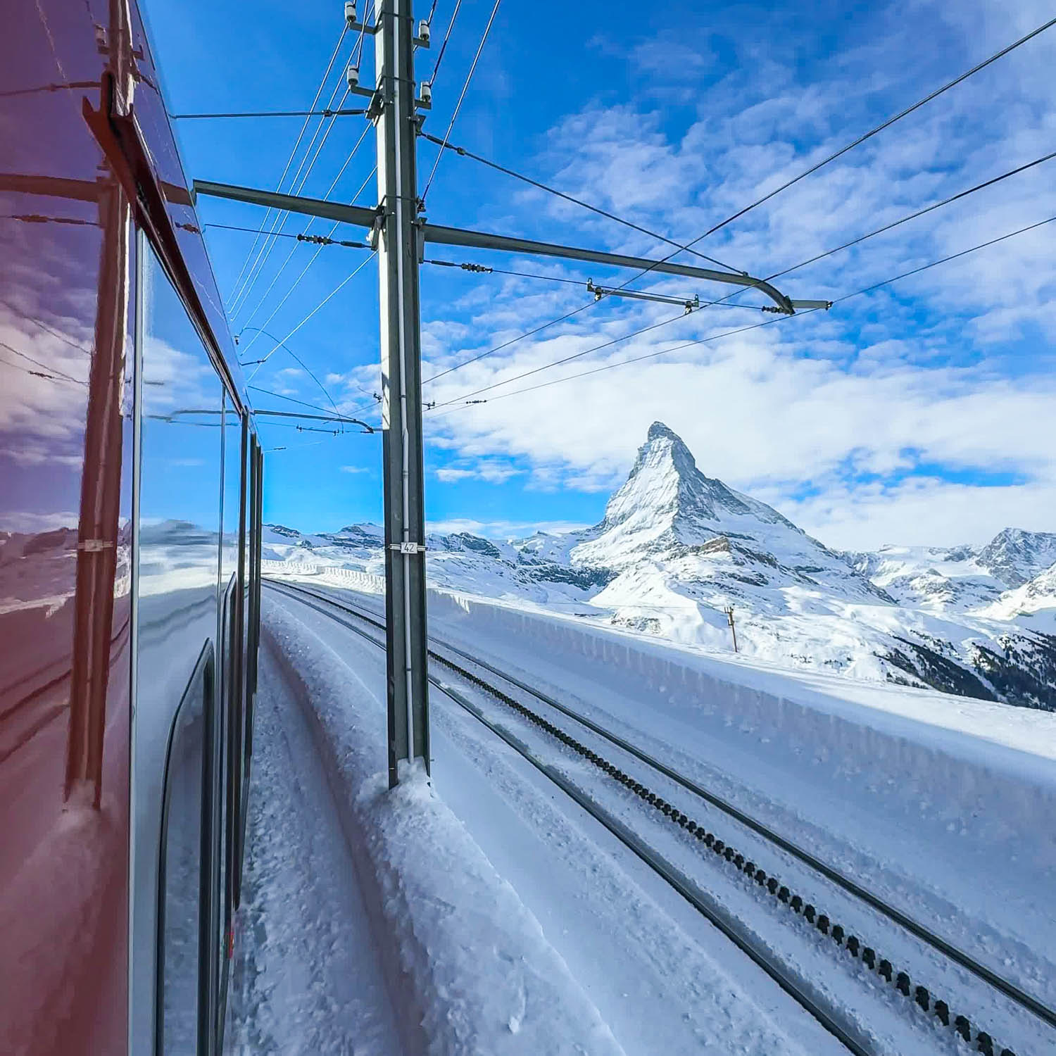 Train View Riffelboden Ascending