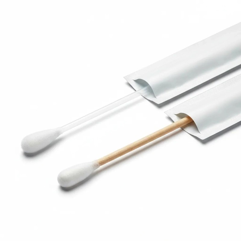 Image of High vaginal swabs: Nylon, Wooden stick