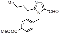 2-butyl-1-[(4-carboxymethoxyphenyl)methyl]-1H-imidazole-5-carboxaldehyde
