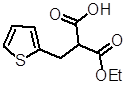 2-Carbethoxy-3-(2-thienyl)propionic acid