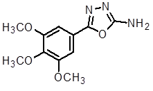 5-(3,4,5-trimethoxyphenyl)-1,3,4-oxadiazol-2-amine