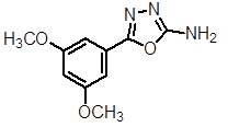 5-(3,5-dimethoxyphenyl)-1,3,4-oxadiazol-2-amine