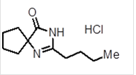2-Butyl-1, 3-diazaspiro [4,4]non-en-4-one hydrochloride