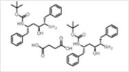 (2S,3S,5S)-5-tert-Butyloxycarbonylamino-2-amino-3-hydroxy-1,6-diphenylhexane succinate