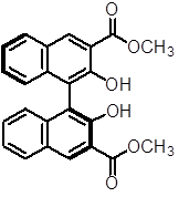 (S)-(−)-Dimethyl-2,2′-dihydroxy-1,1′-binaphthalene-3,3′-dicarboxylate