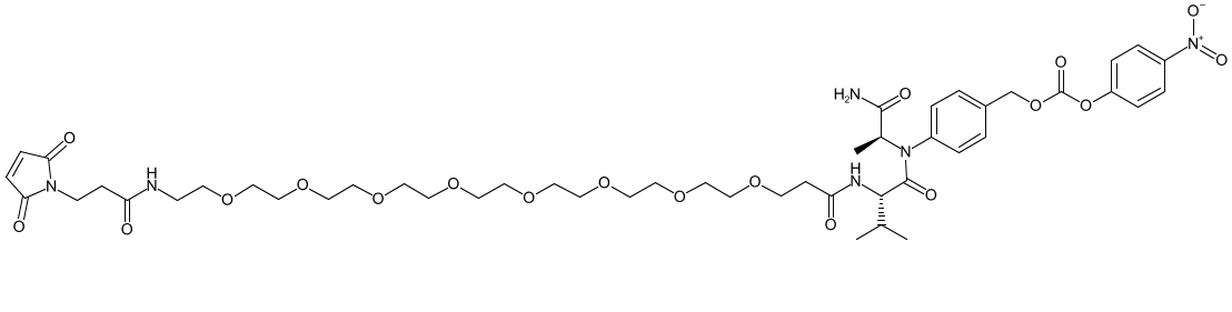 Mal-amide-PEG8-Val-Ala-PAB-PNP Mal-amide-PEG8-Val-Ala-PAB-PNP
