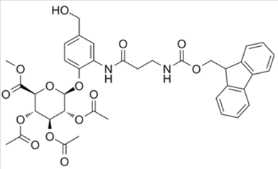 Me-triacetyl-β-D-glucopyranuronate-Ph-CH2OH-Fmoc Me-triacetyl-β-D-glucopyranuronate-Ph-CH2OH-Fmoc
