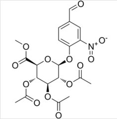 Me-triacetyl-β-D-glucopyranuronate-Ph-ald-NO2 Me-triacetyl-β-D-glucopyranuronate-Ph-ald-NO2