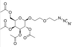 β-D-tetraacetylgalactopyranoside-PEG1-N3 β-D-tetraacetylgalactopyranoside-PEG1-N3