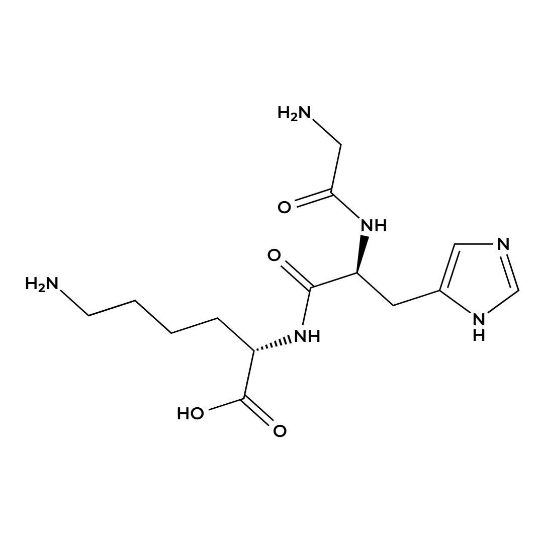Glycyl-L-histidyl-L-lysine