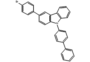 9-([1,1'-Biphenyl]-4-yl)-3-(4-bromophenyl)-9H-carbazole