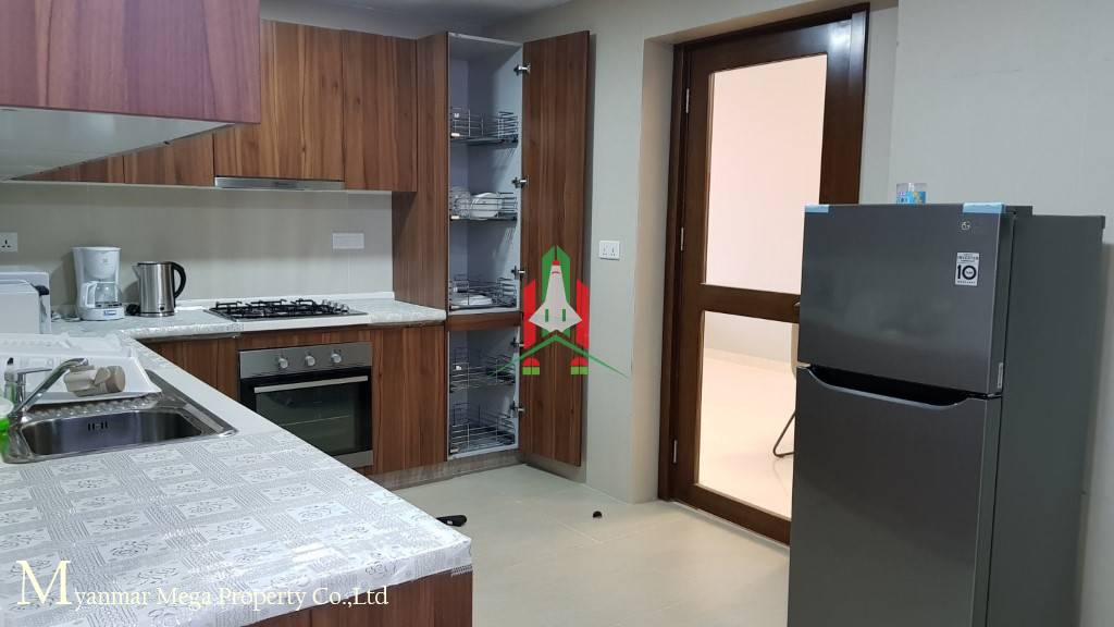 Kantharyar Residence for Rent – Spacious High-Floor Apartment in Yangon - Image 2