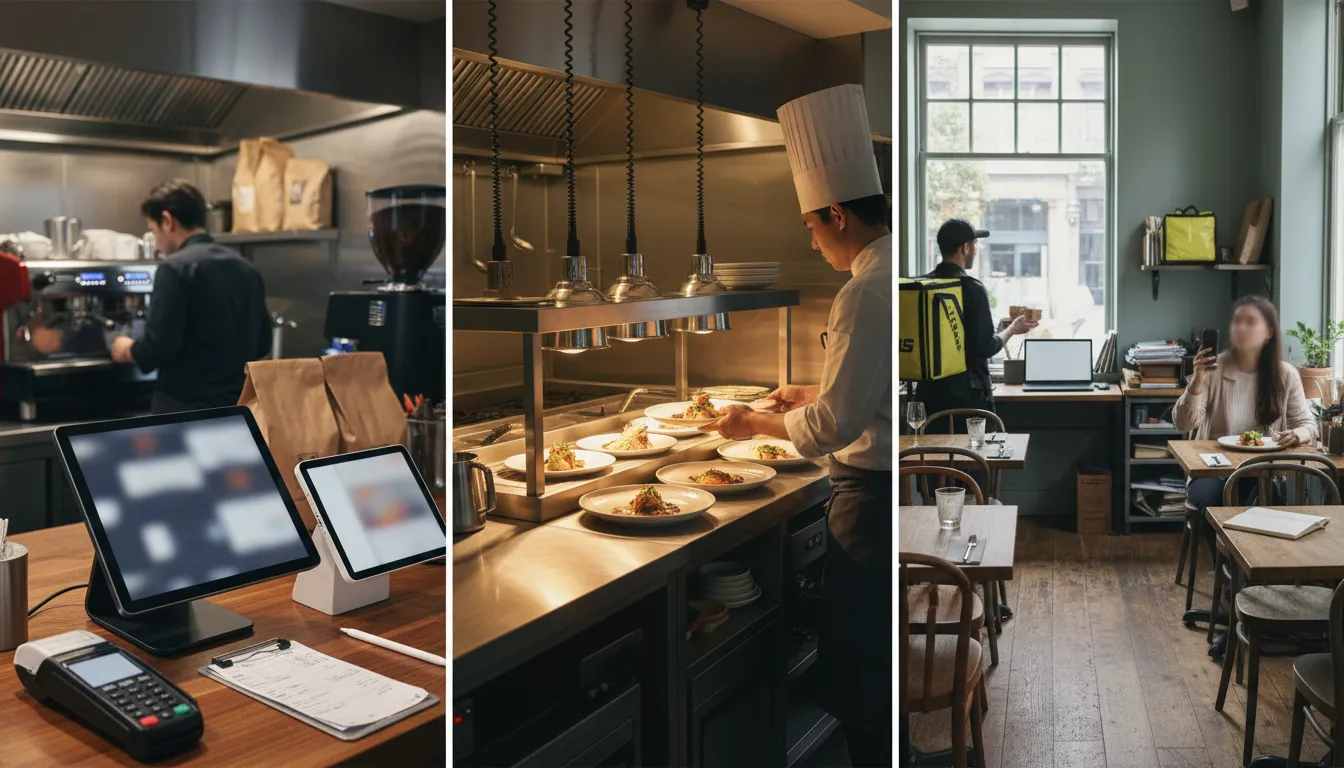 Photograph illustrating syncbite vs square for restaurants