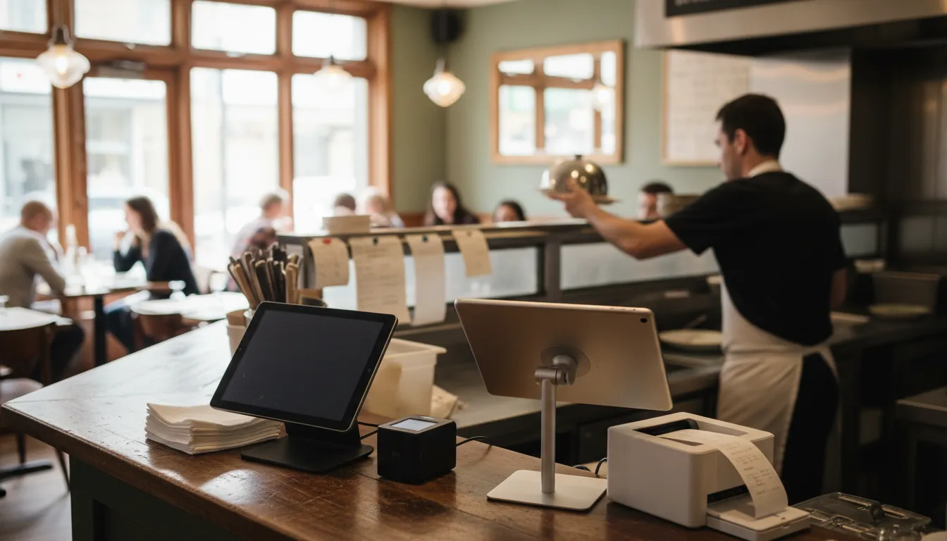 Photograph illustrating square vs toast pos for restaurants