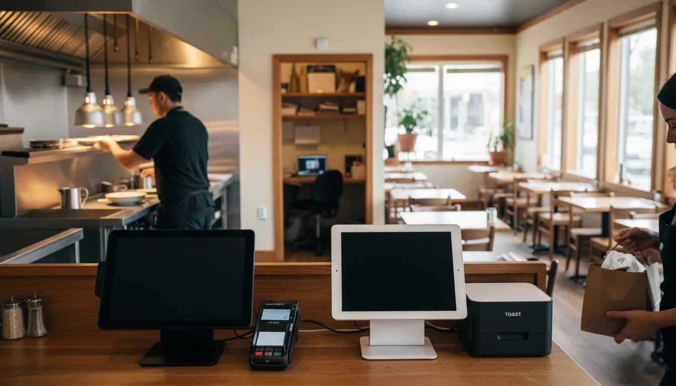 Photograph illustrating toast vs lightspeed restaurant