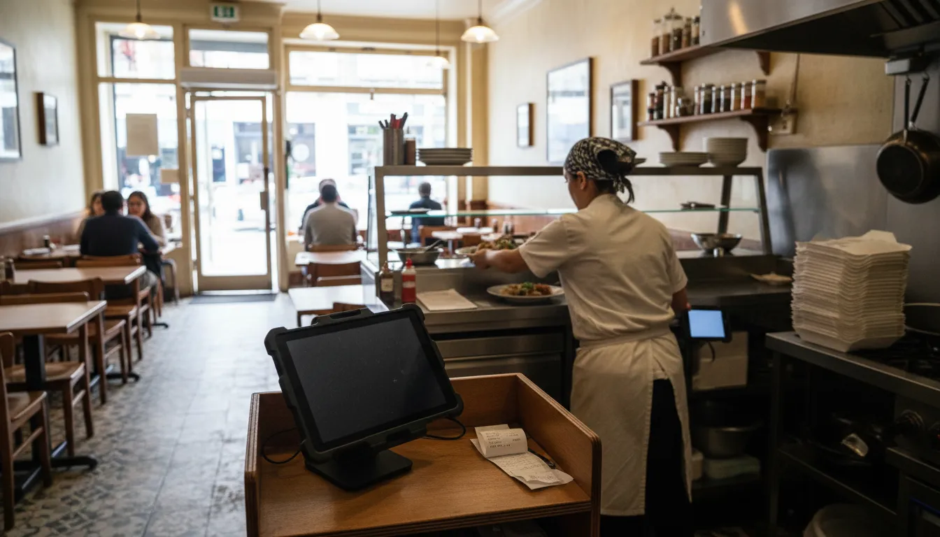 Photograph illustrating square for restaurants alternatives small business