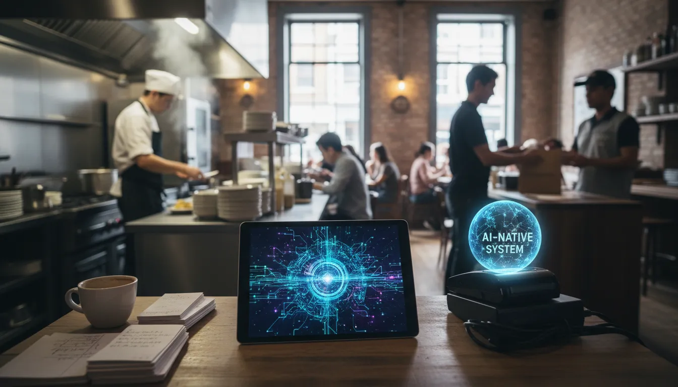 Photograph illustrating toast pos ai features