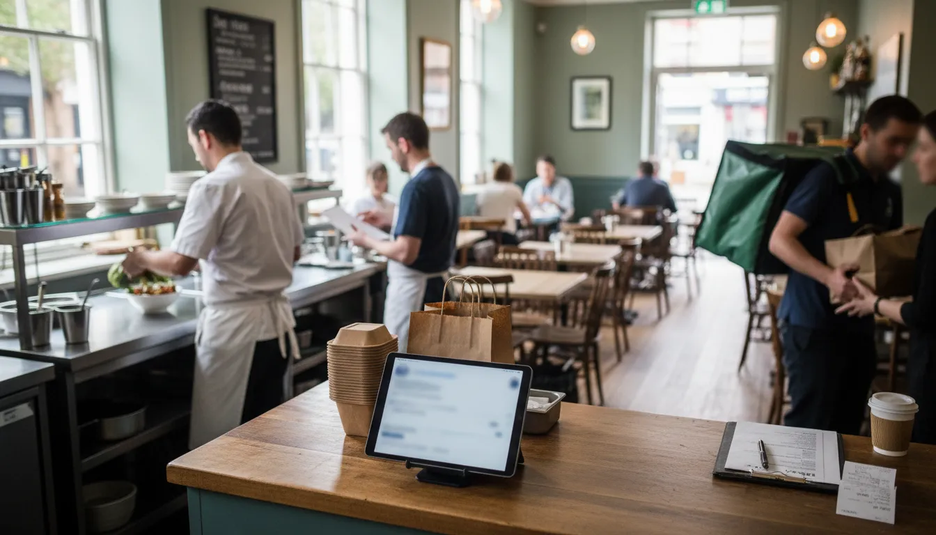 Photograph illustrating whatsapp ordering for restaurants