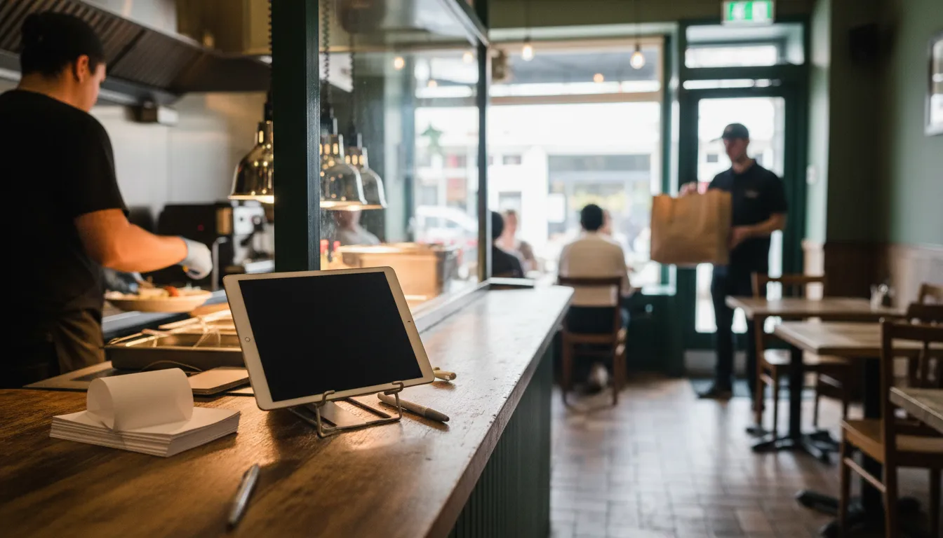 Photograph illustrating restaurant loyalty program software