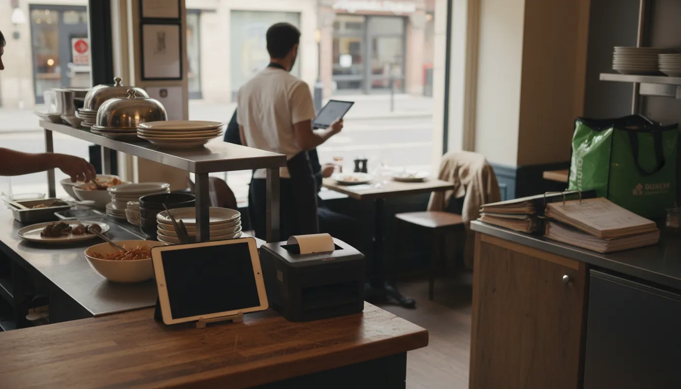 Photograph illustrating restaurant pos hardware what you actually need