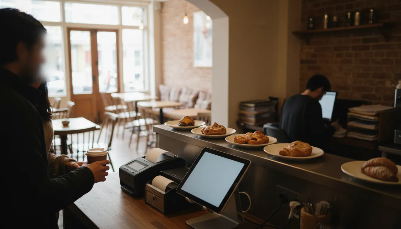 Photograph illustrating best pos system for small cafe