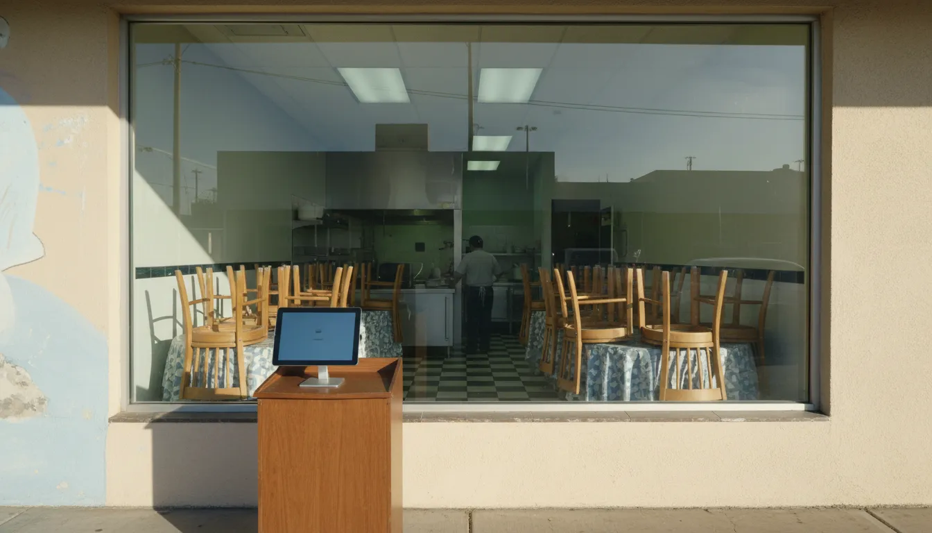 Photograph illustrating ai pos kitchen operations
