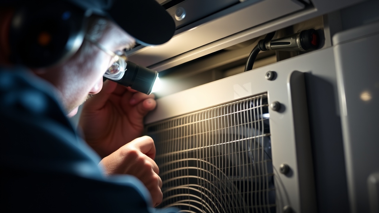 Technicians checking a custom cooler