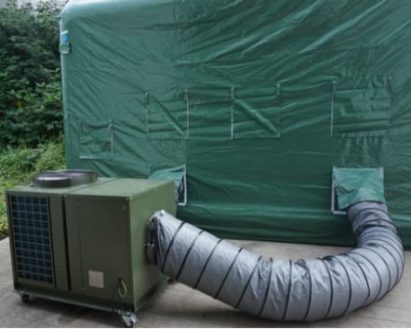 Fabrication of Outdoor Mobile Air-Conditioner – Event Tent