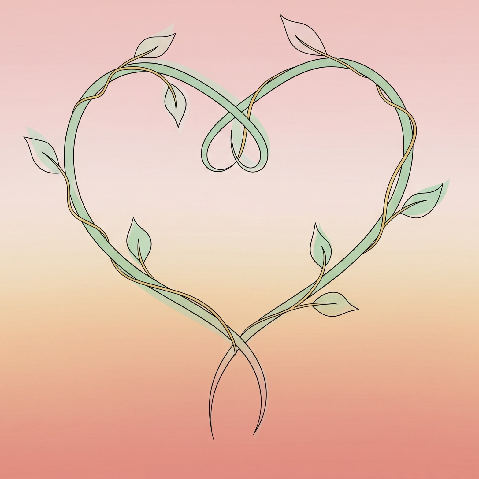 Hands holding a plant