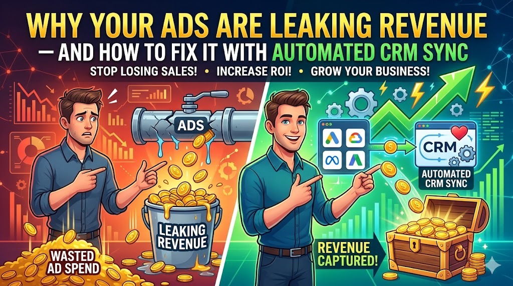  Why Your Ads Are Leaking Revenue — and How to Fix It with Automated CRM Sync