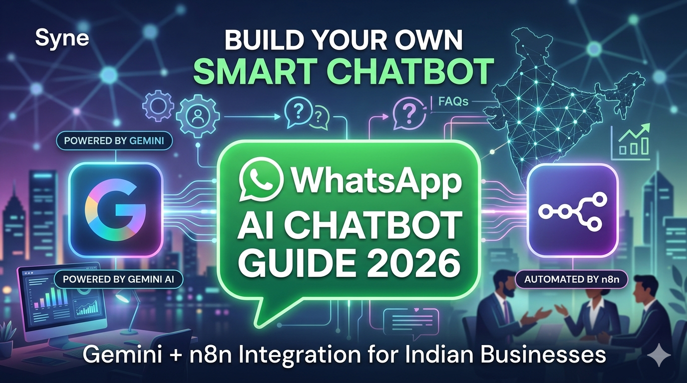 WhatsApp AI Chatbot 2026: Gemini + n8n Integration Guide for Indian Businesses | AdsVerse
