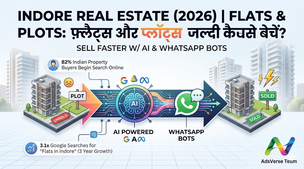 Real Estate Digital Marketing in Indore (2026) — Flats Aur Plots Jaldi Kaise Bechein?