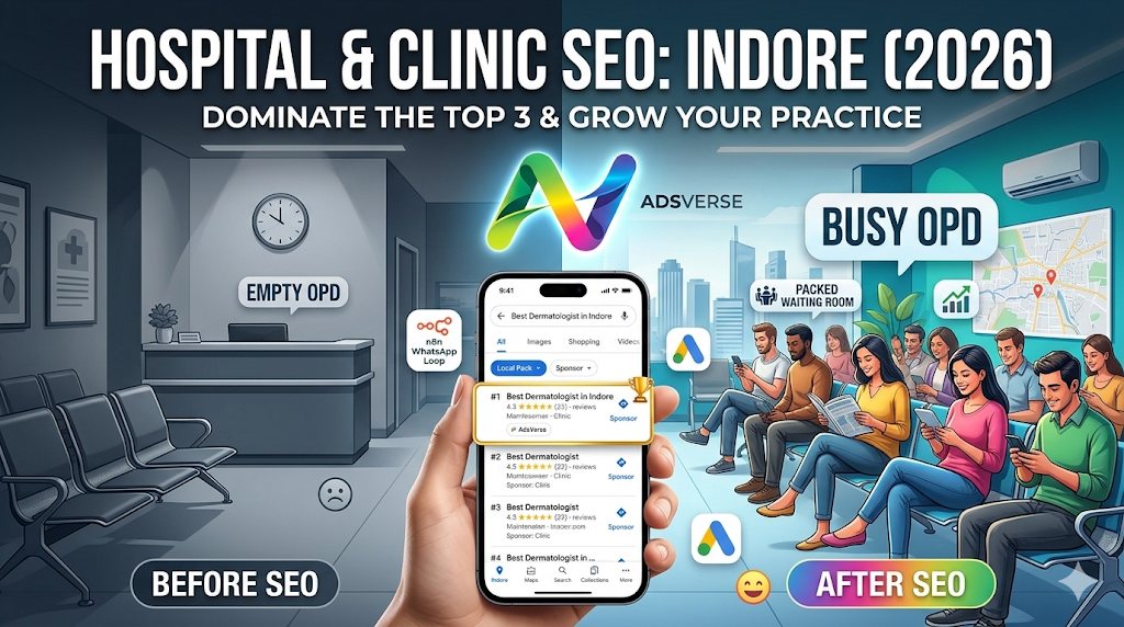 Clinic SEO & Hospital Marketing in Indore (2026): Dominate "Near Me" Searches