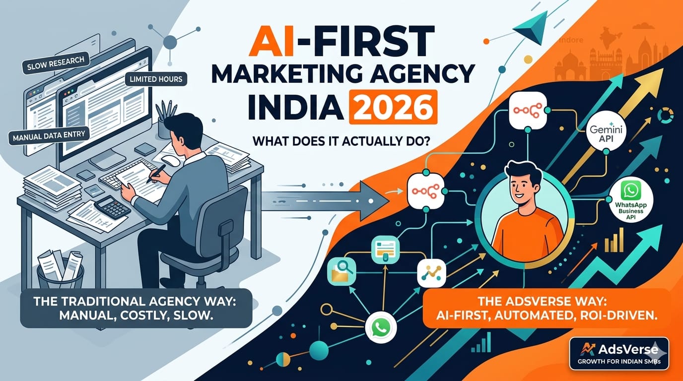 What an AI-First Marketing Agency Actually Does — And Why It Matters for Indian SMBs in 2026