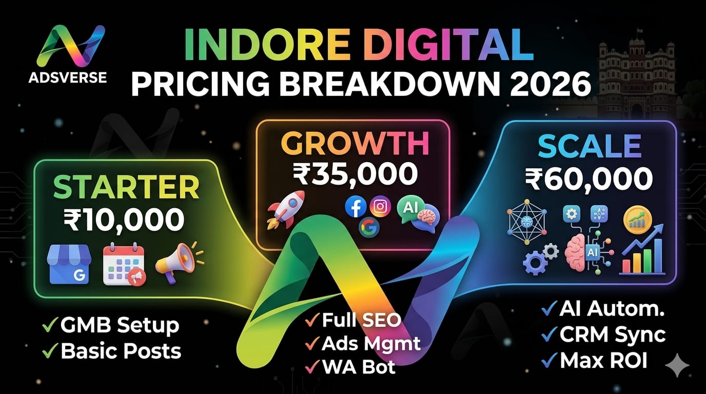 Affordable Digital Marketing in Indore 2026: What ₹10,000/Month Can (and Cannot) Get You